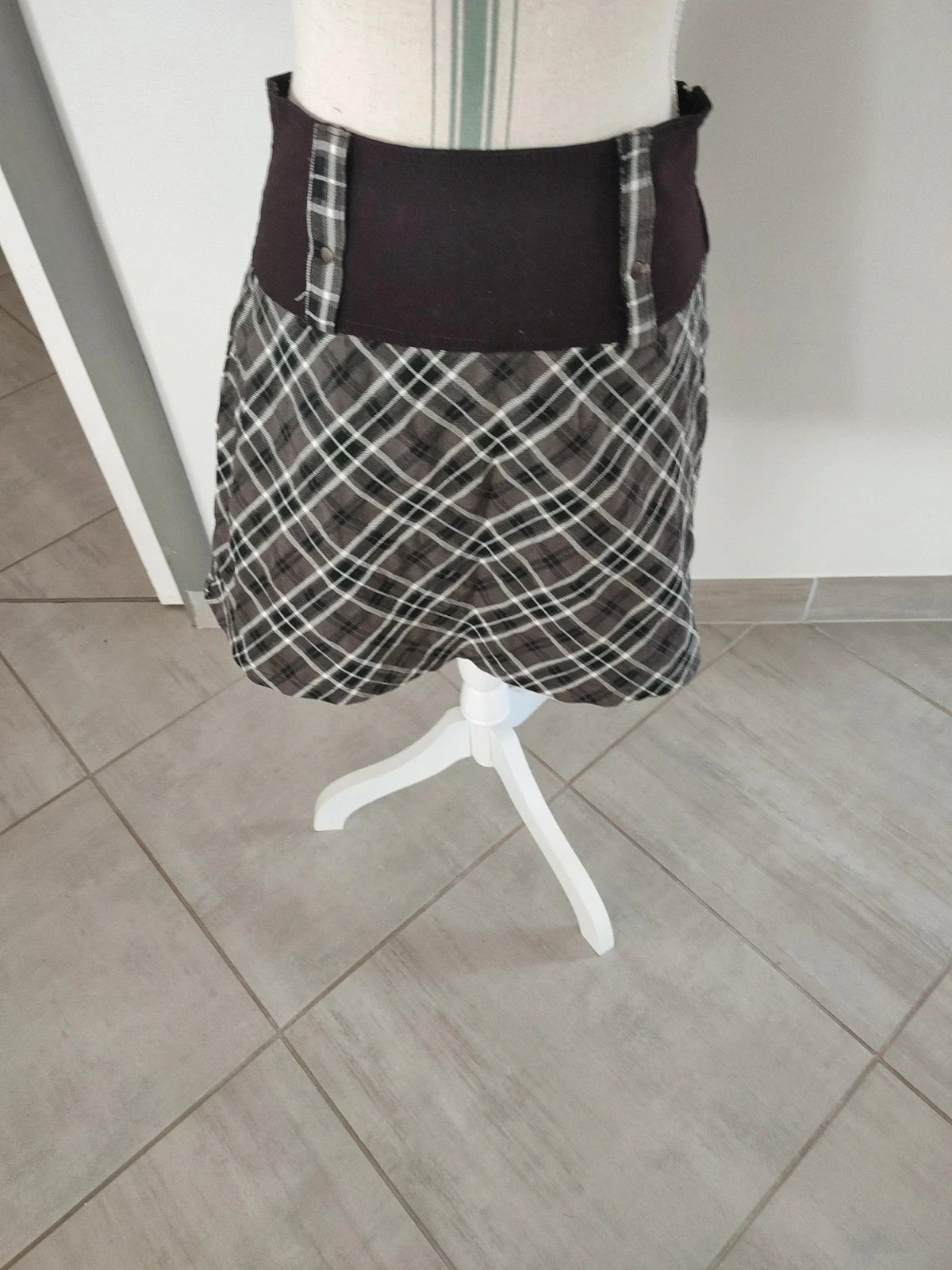 Women's plaid skirt size 38 Cache Cache – photo 2
